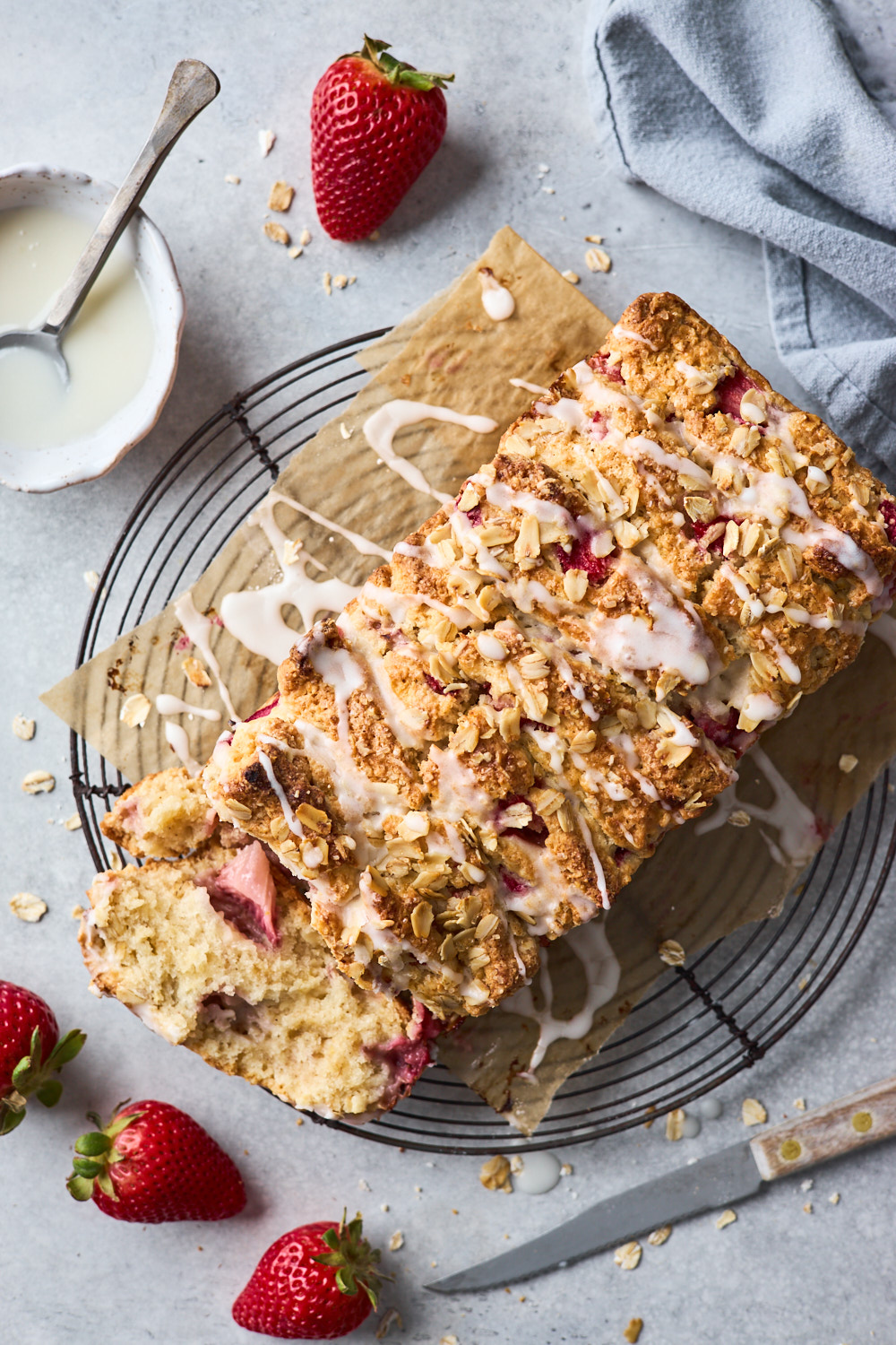 Berry Oat Scone Loaf