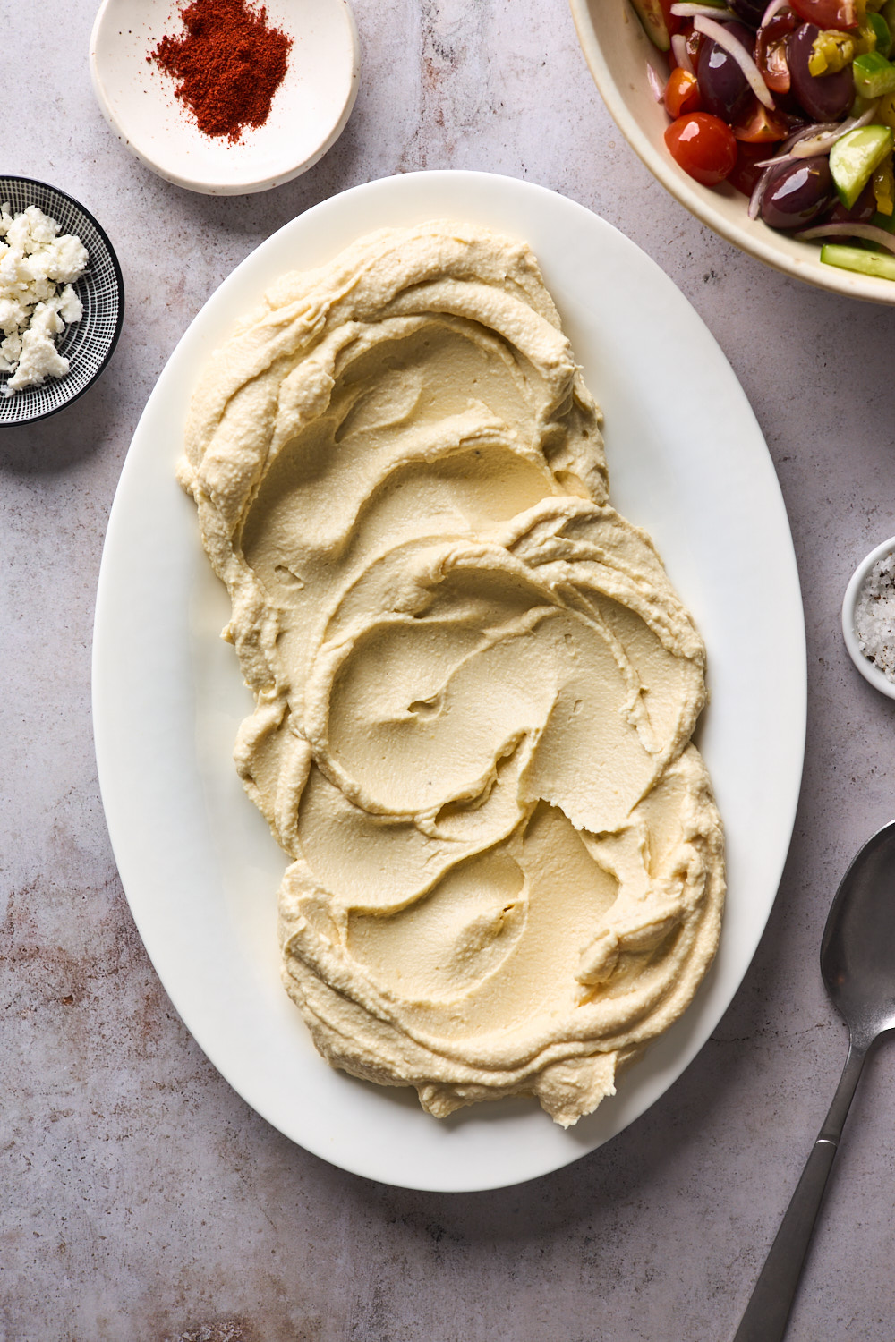 Greek Style Loaded Hummus