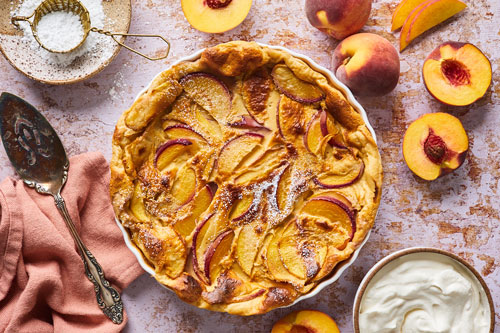 Peach Clafoutis