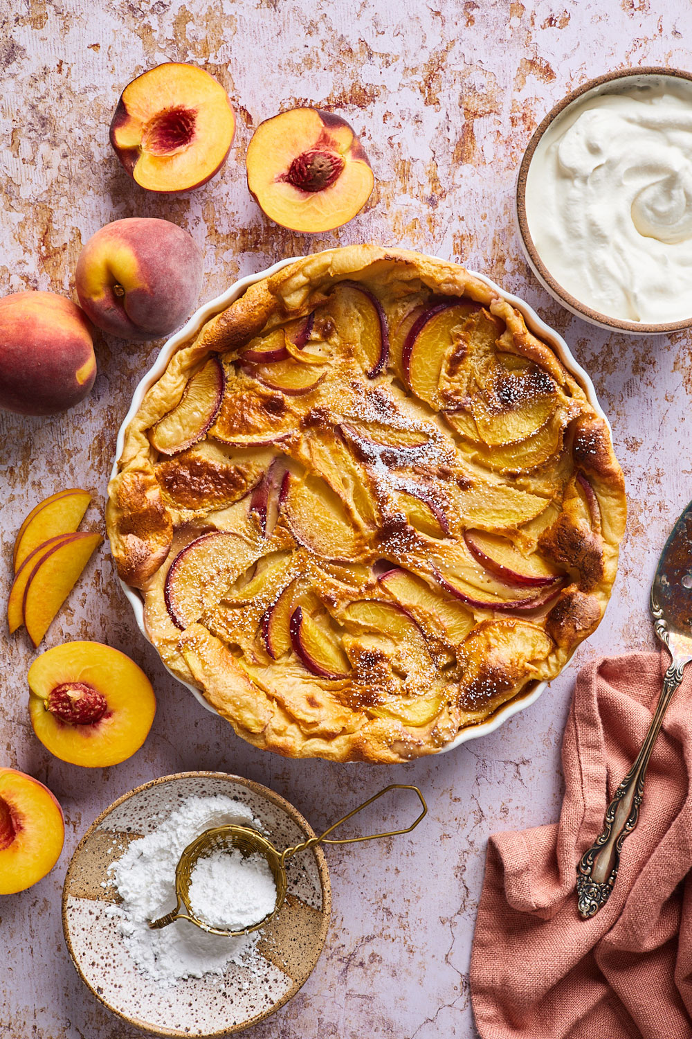 Peach Clafoutis