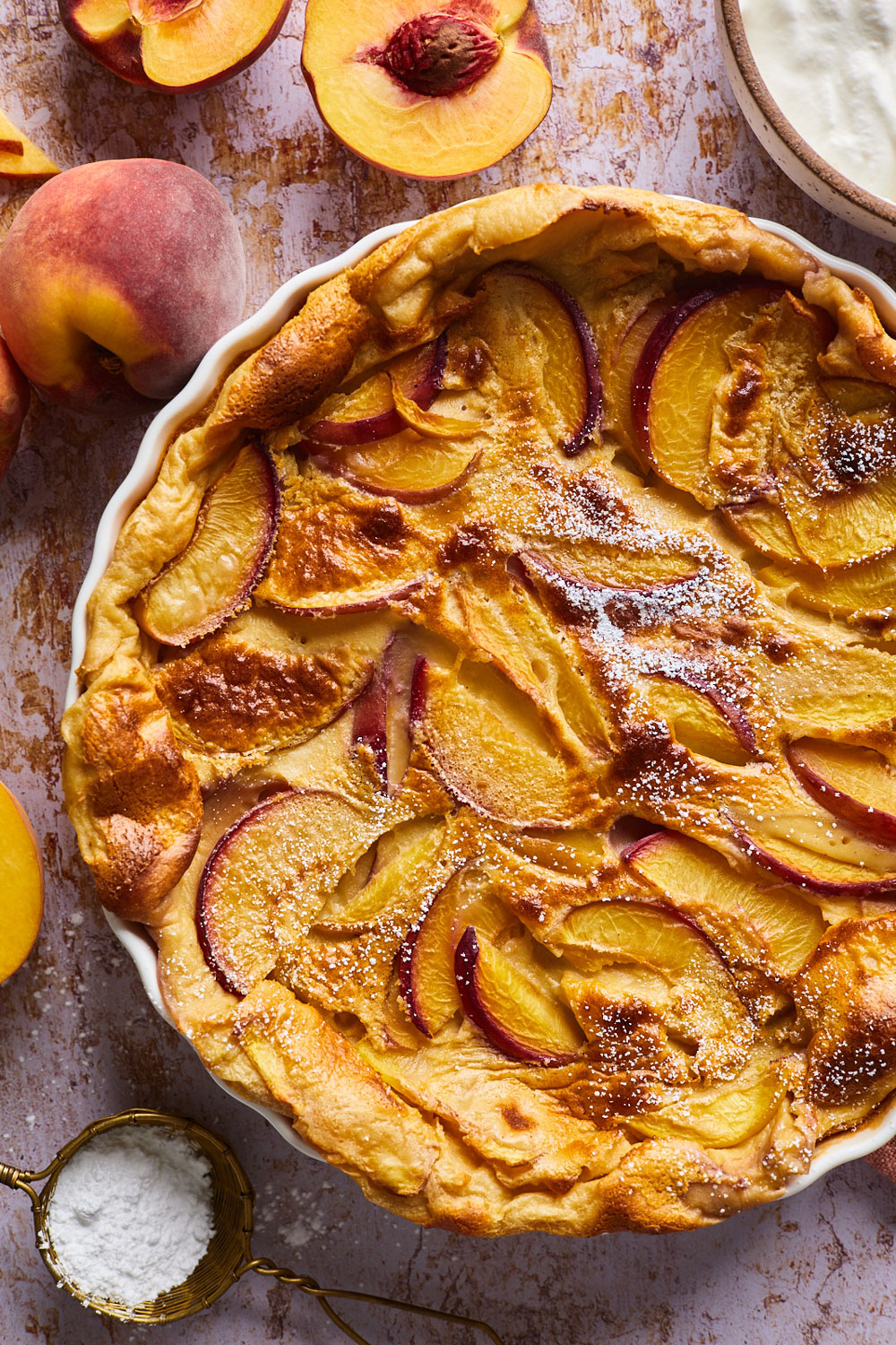 Peach Clafoutis