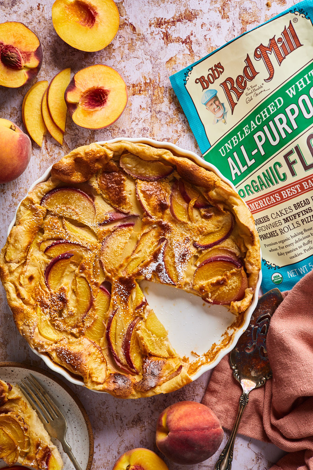 Peach Clafoutis