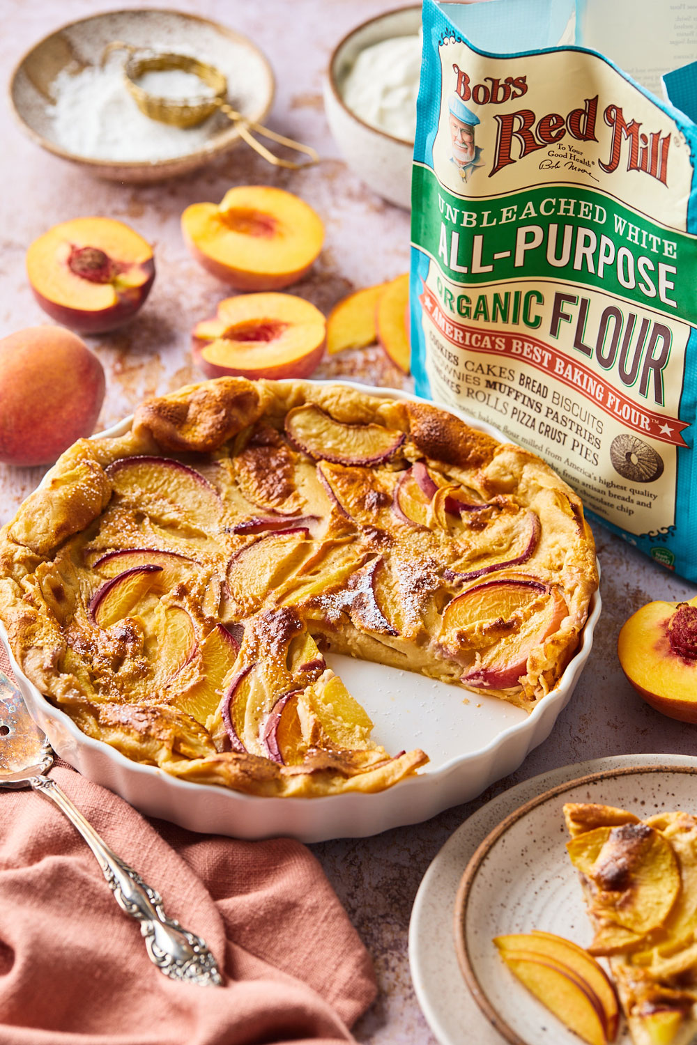 Peach Clafoutis