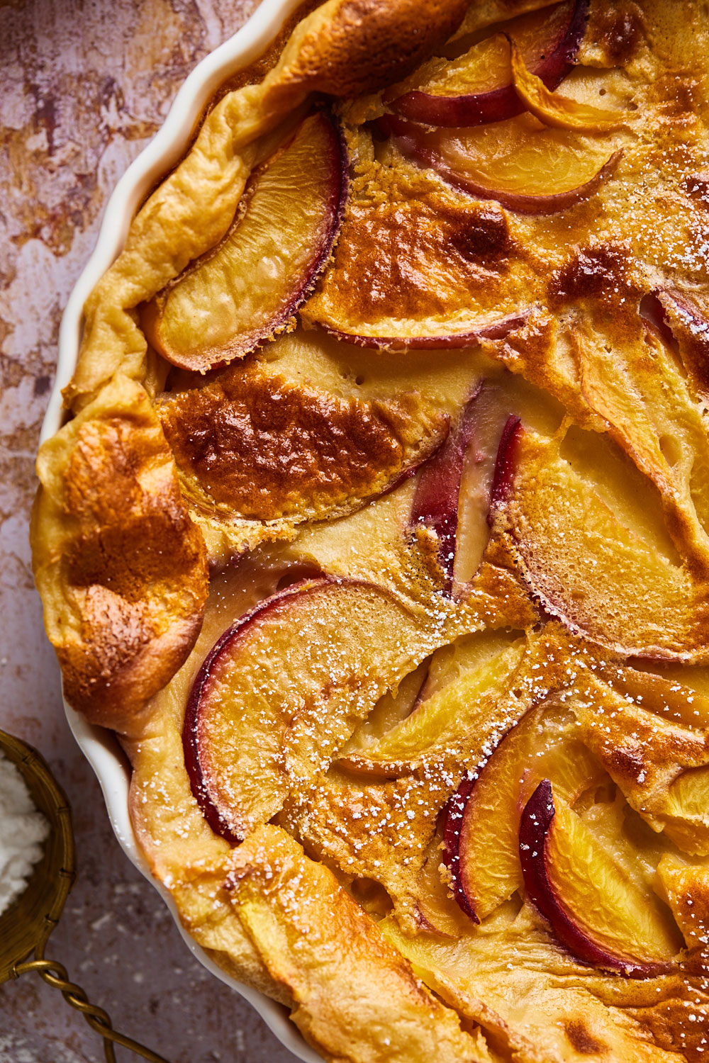 Peach Clafoutis