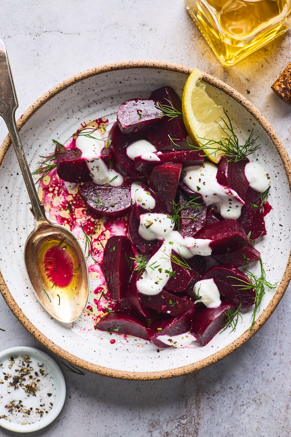 Beetroot Salad With Greek Yogurt