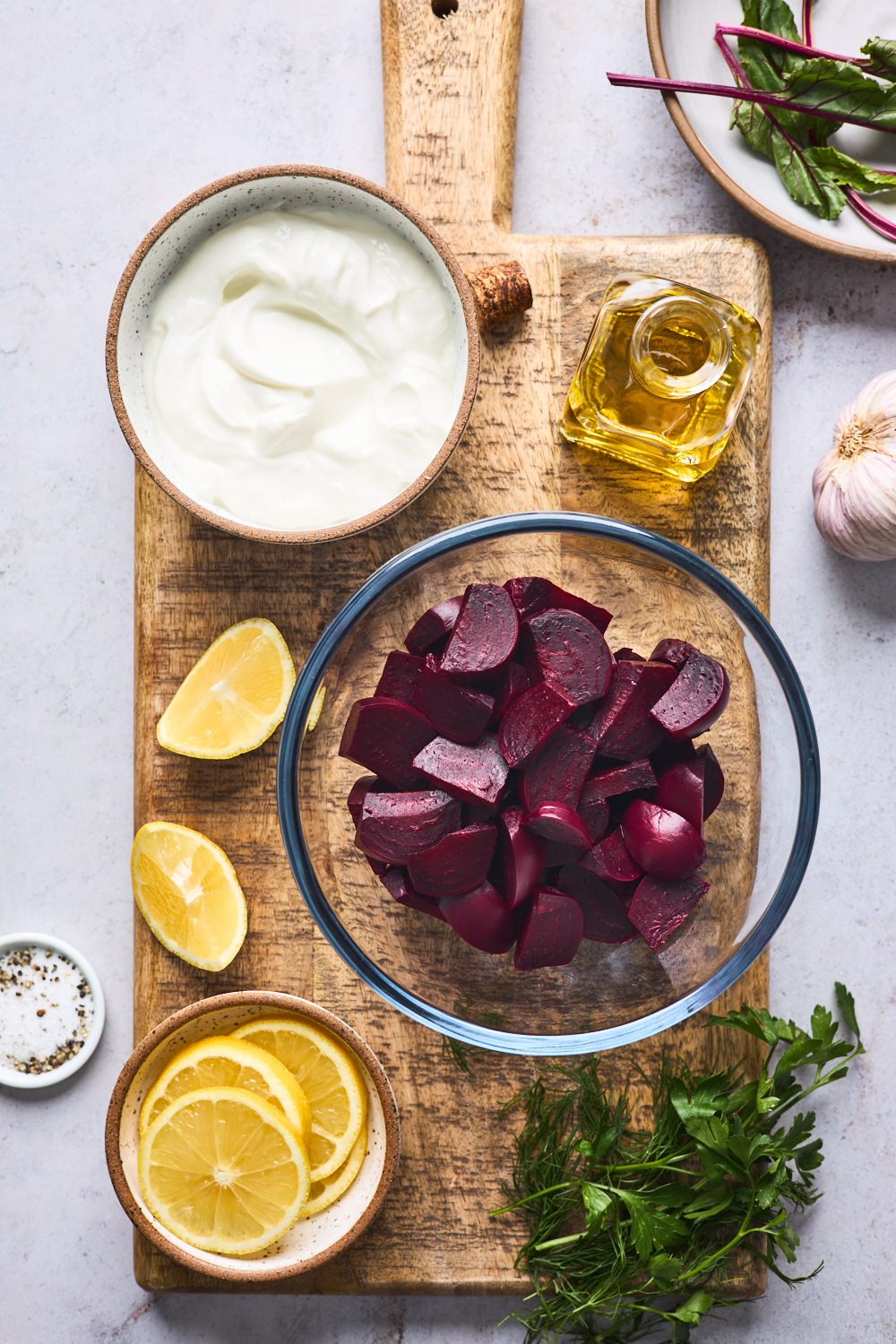 Beetroot Salad With Greek Yogurt