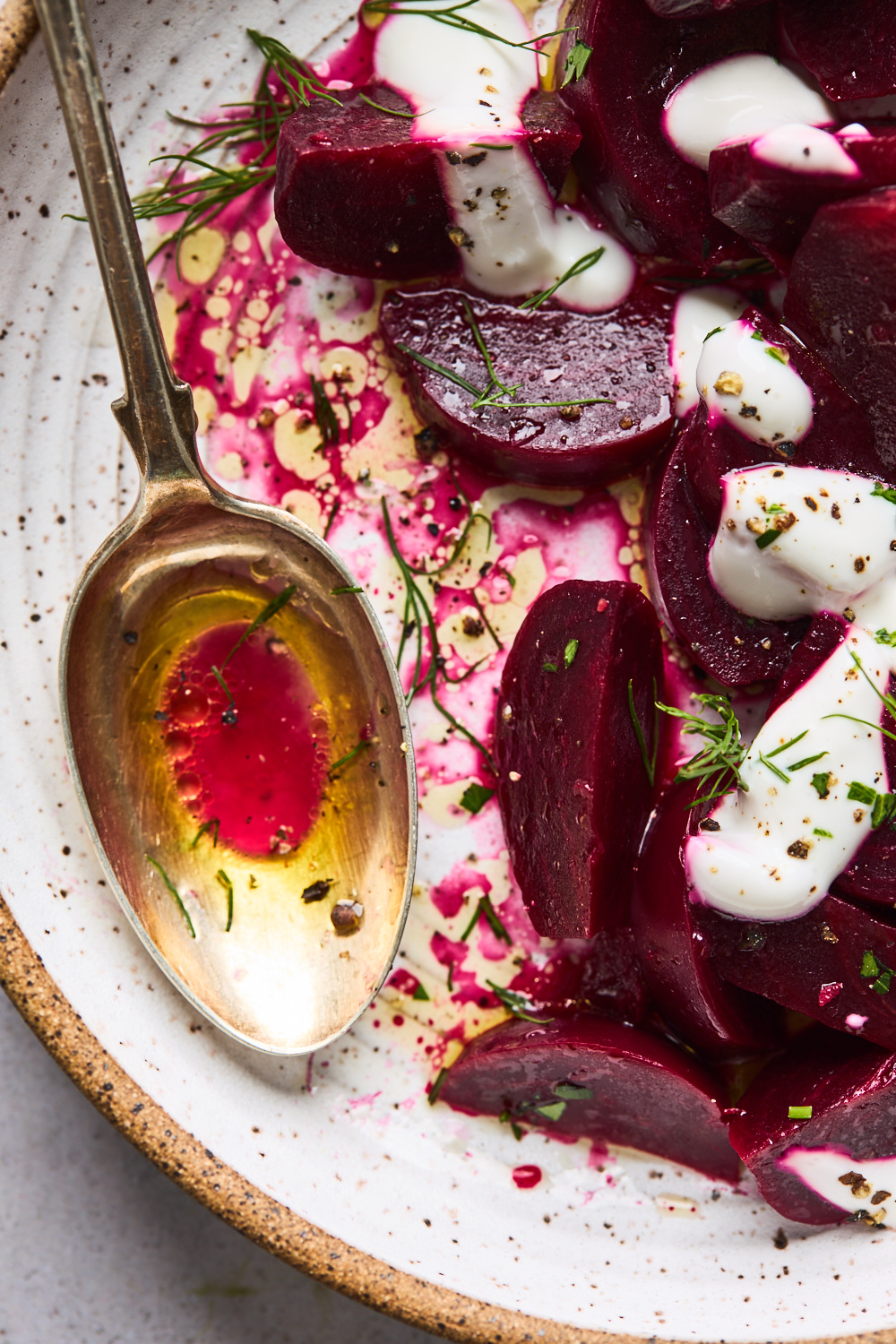 Beetroot Salad With Greek Yogurt