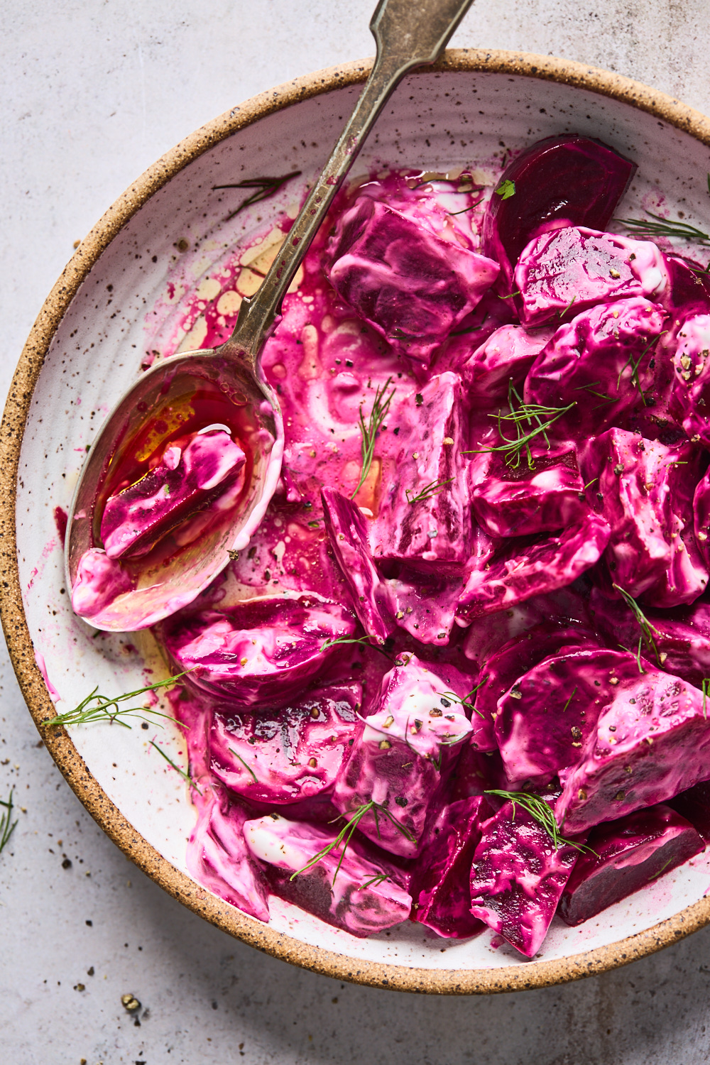 Beetroot Salad With Greek Yogurt