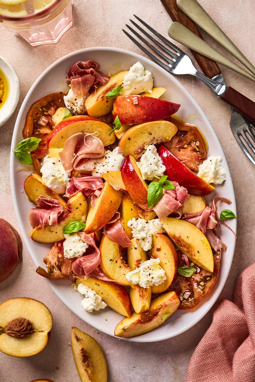 Peach and Tomato Salad