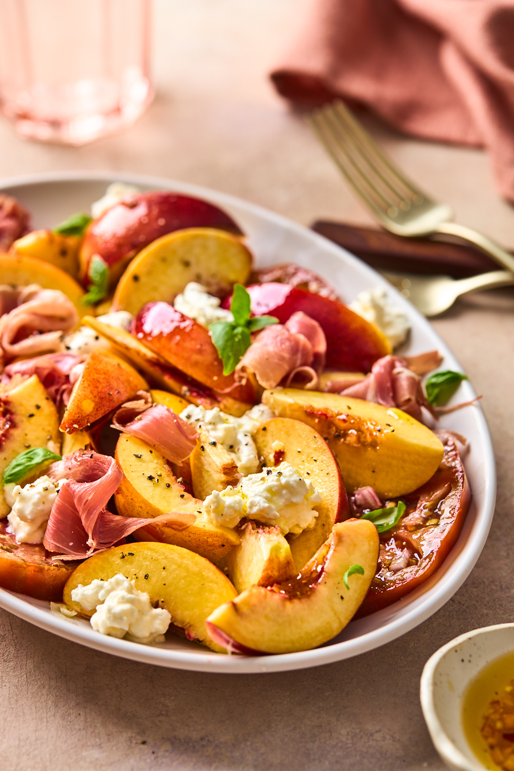 Peach and Tomato Salad