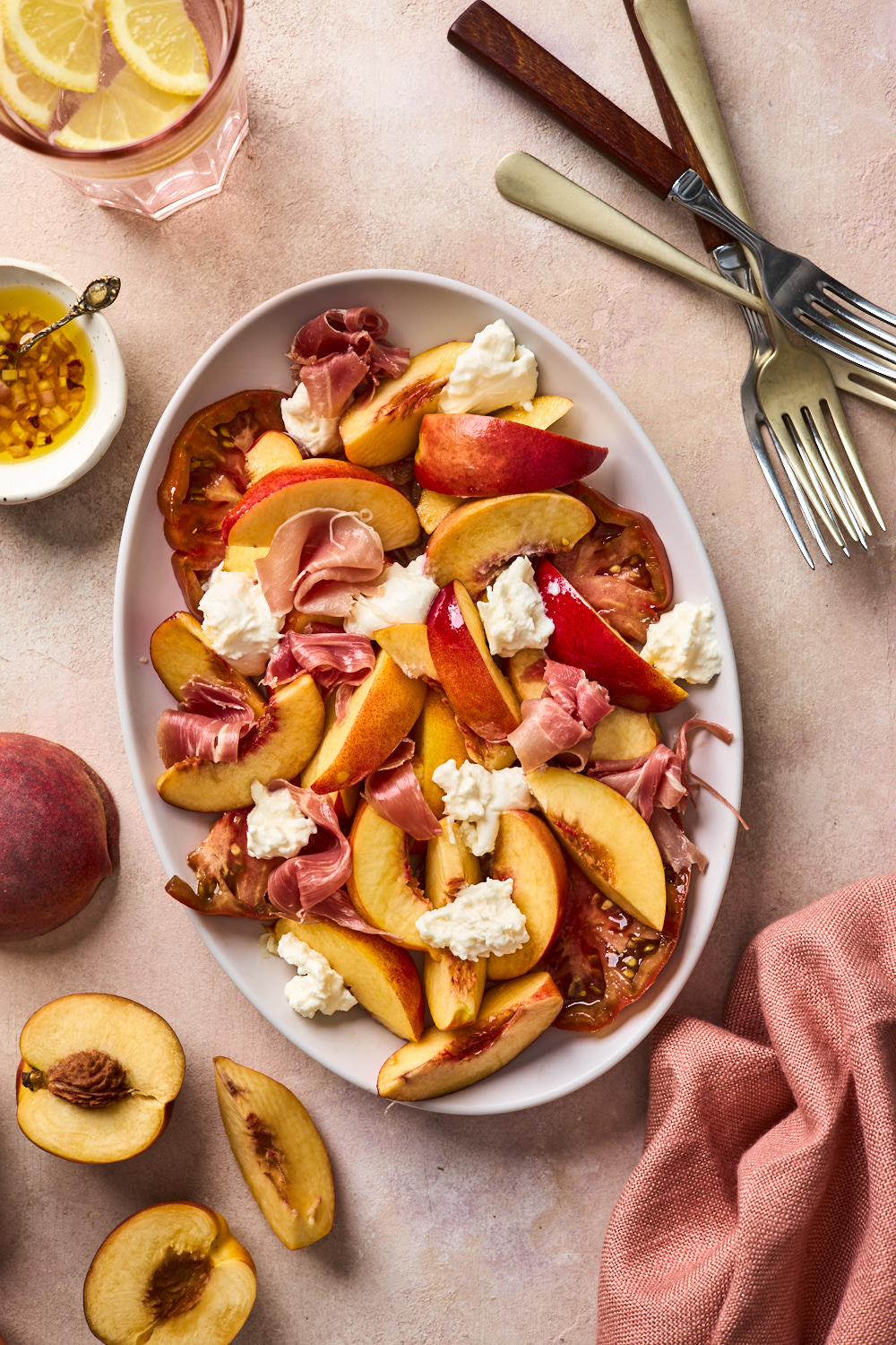 Peach and Tomato Salad