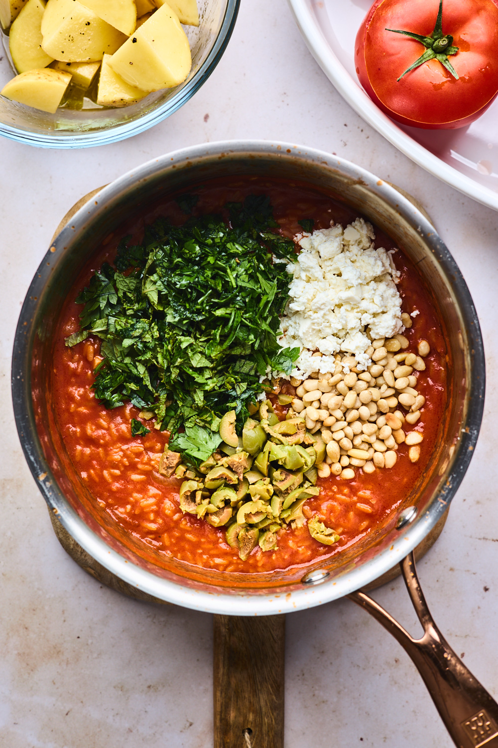 Greek Stuffed Tomatoes