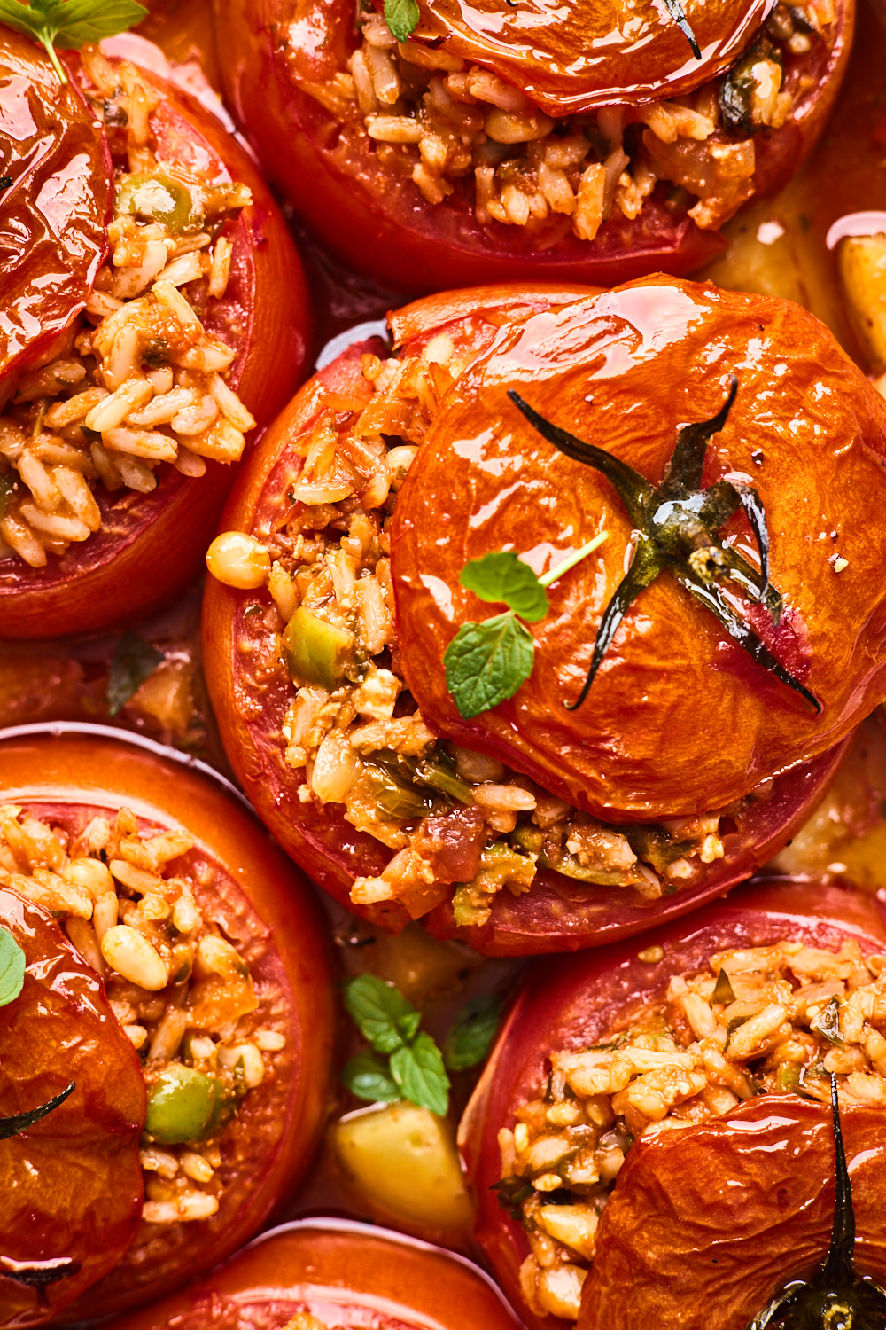 Greek Stuffed Tomatoes