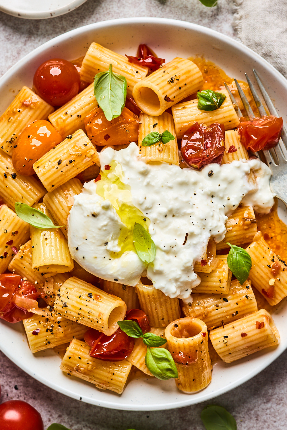 Burst Cherry Tomato Pasta