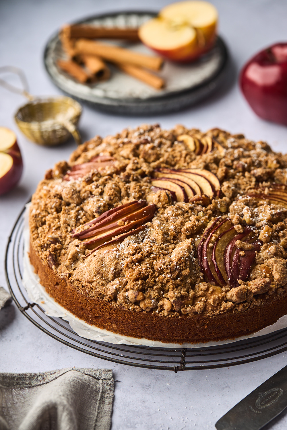 Greek Style Apple Cinnamon Cake