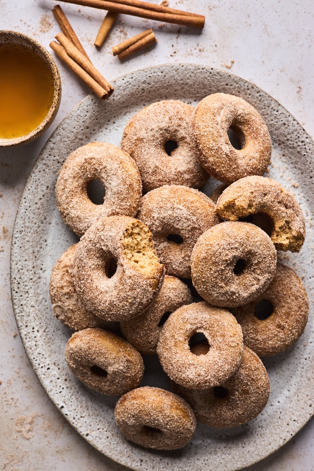 Baked Apple Cider Doughnuts