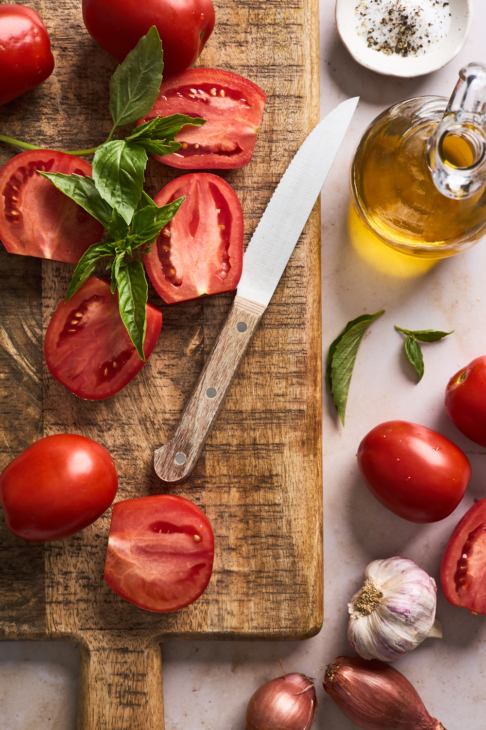 Roasted Tomato Basil Soup ingredients