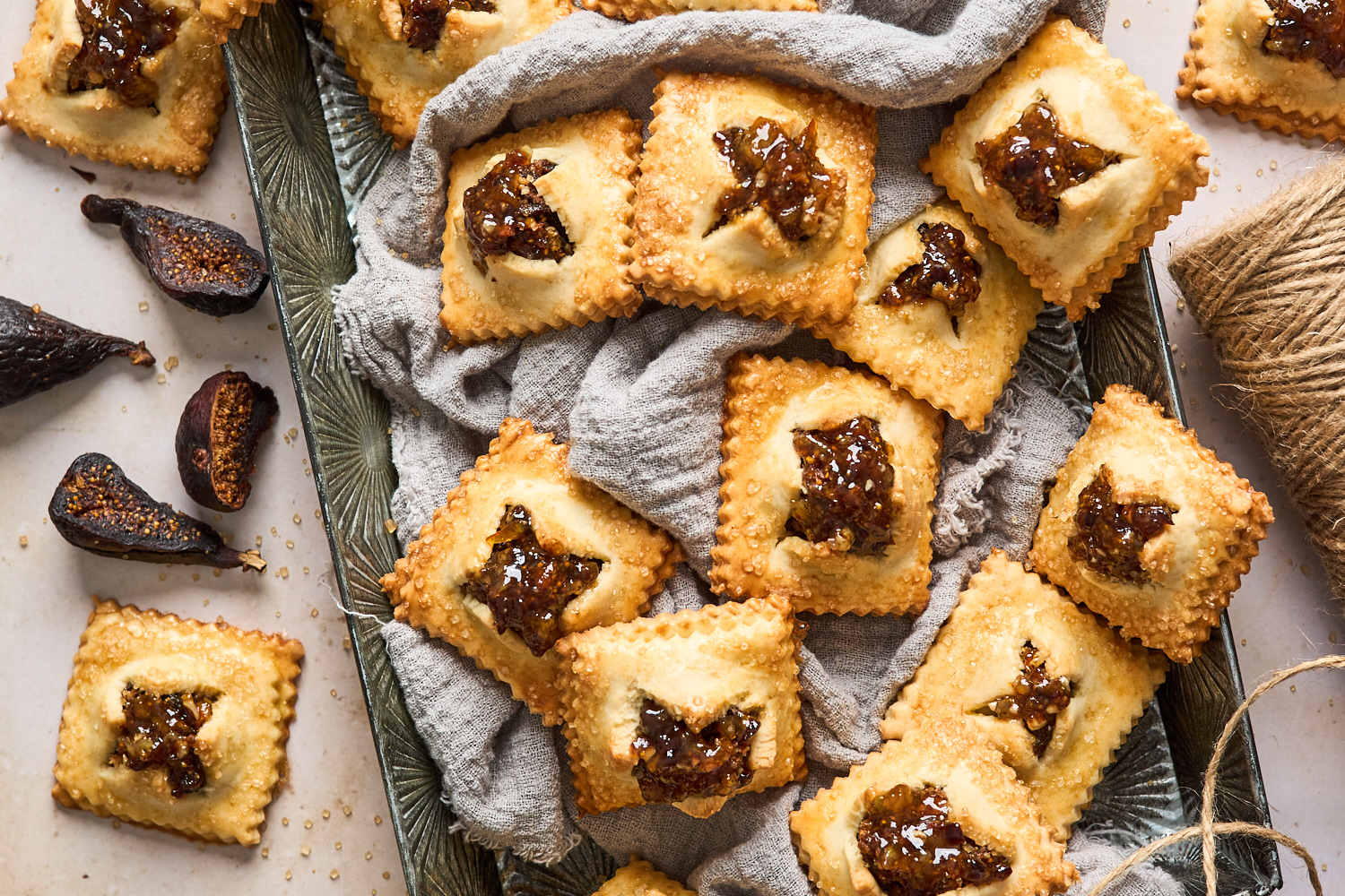 Italian Style Fig Cookie Bundles (cucidati)