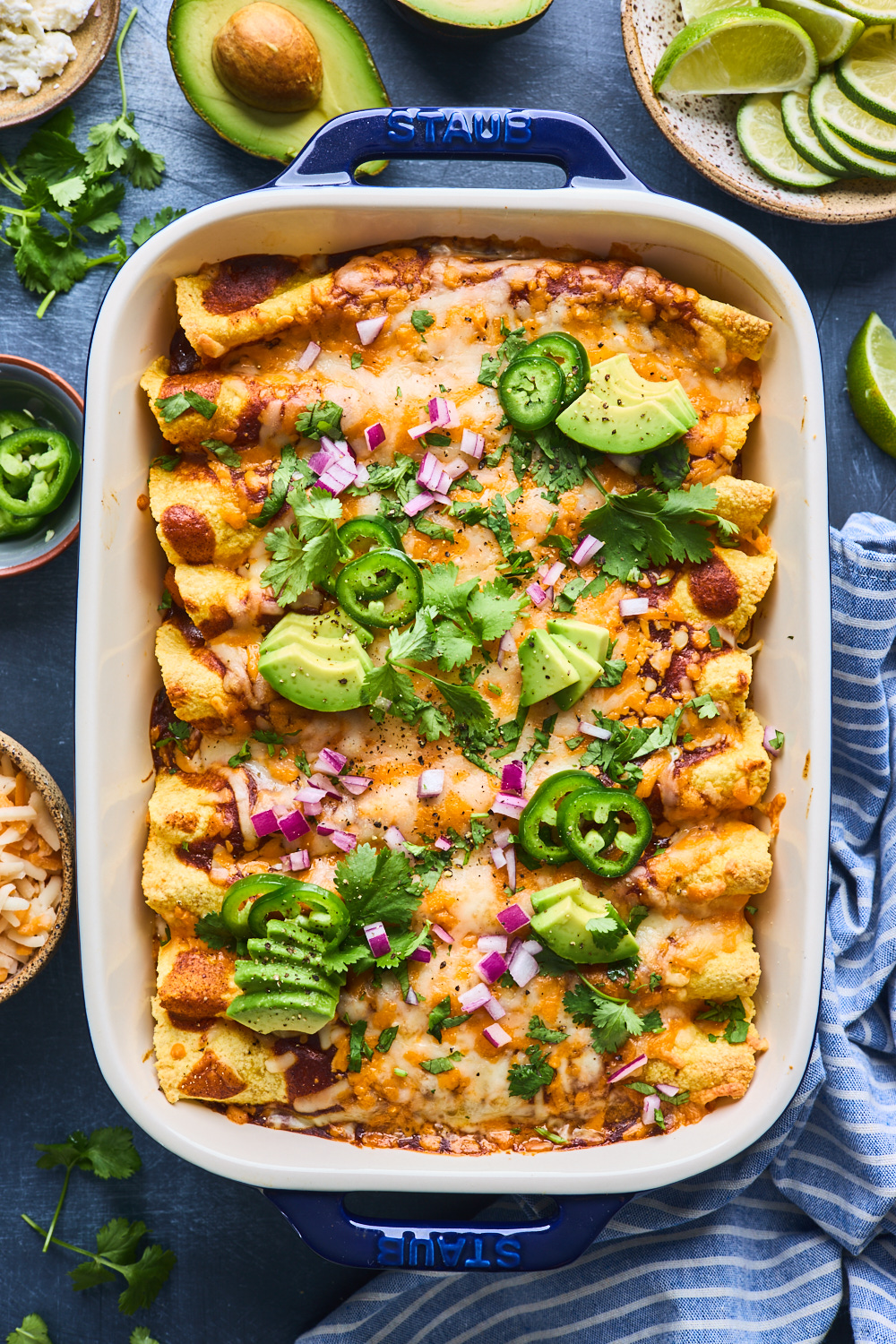 Vegetarian Black Bean Enchiladas