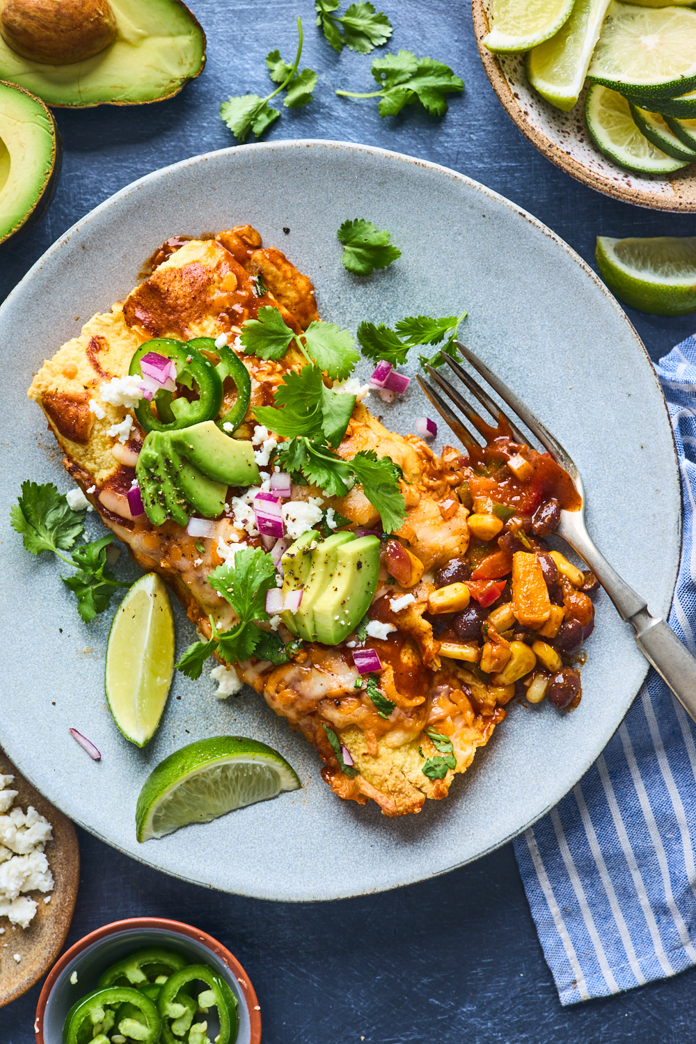 Vegetarian Black Bean Enchiladas