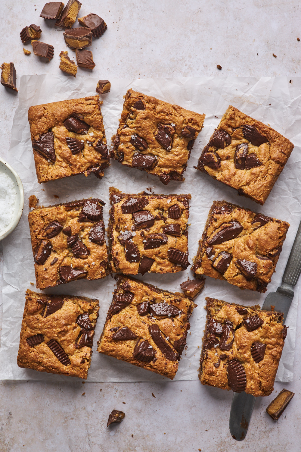 Gluten Free Peanut Butter Blondies