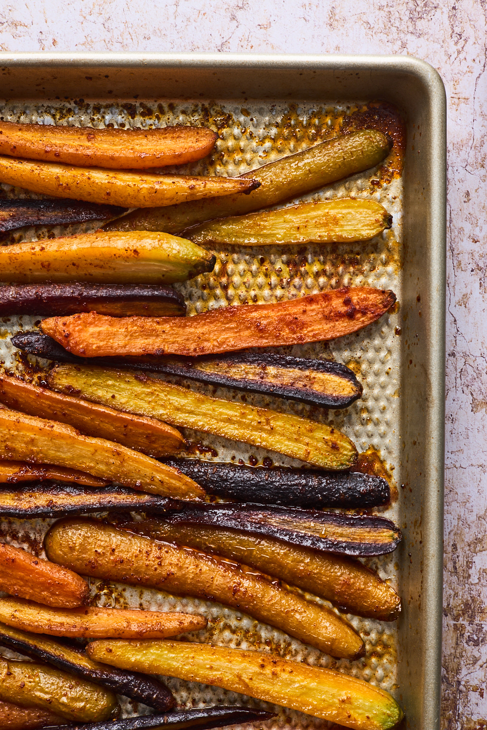 Spiced Roasted Carrots With Sumac Whipped Feta