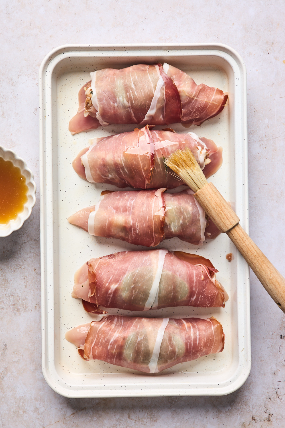 Prosciutto Wrapped Stuffed Turkey Breast Fillets