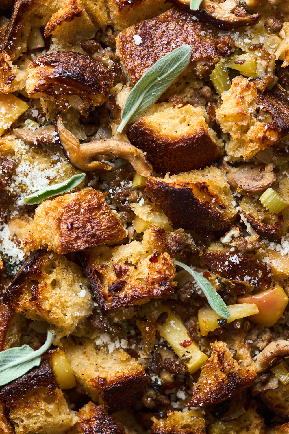 Skillet Stuffing With Sausage Sage and Apples