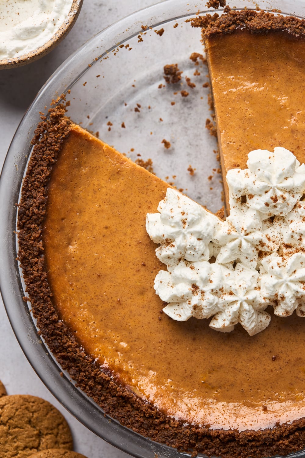 Easy Pumpkin Ginger Snap Tart