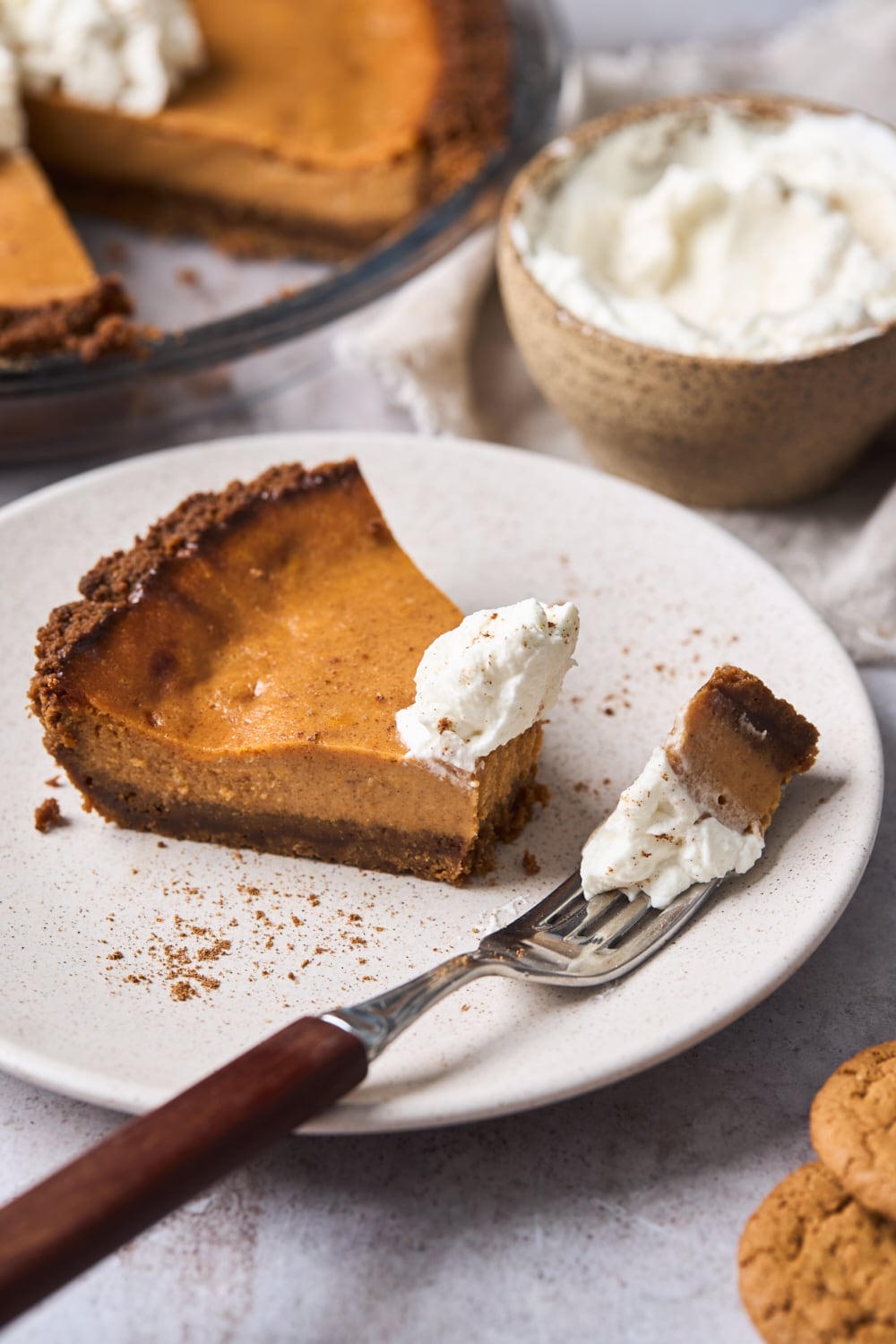 Easy Pumpkin Ginger Snap Tart