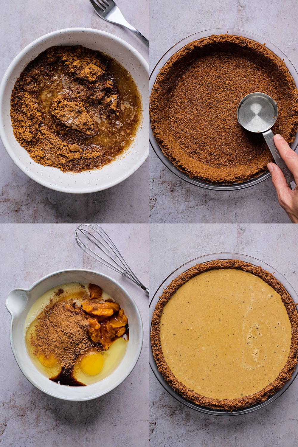 Easy Pumpkin Ginger Snap Tart