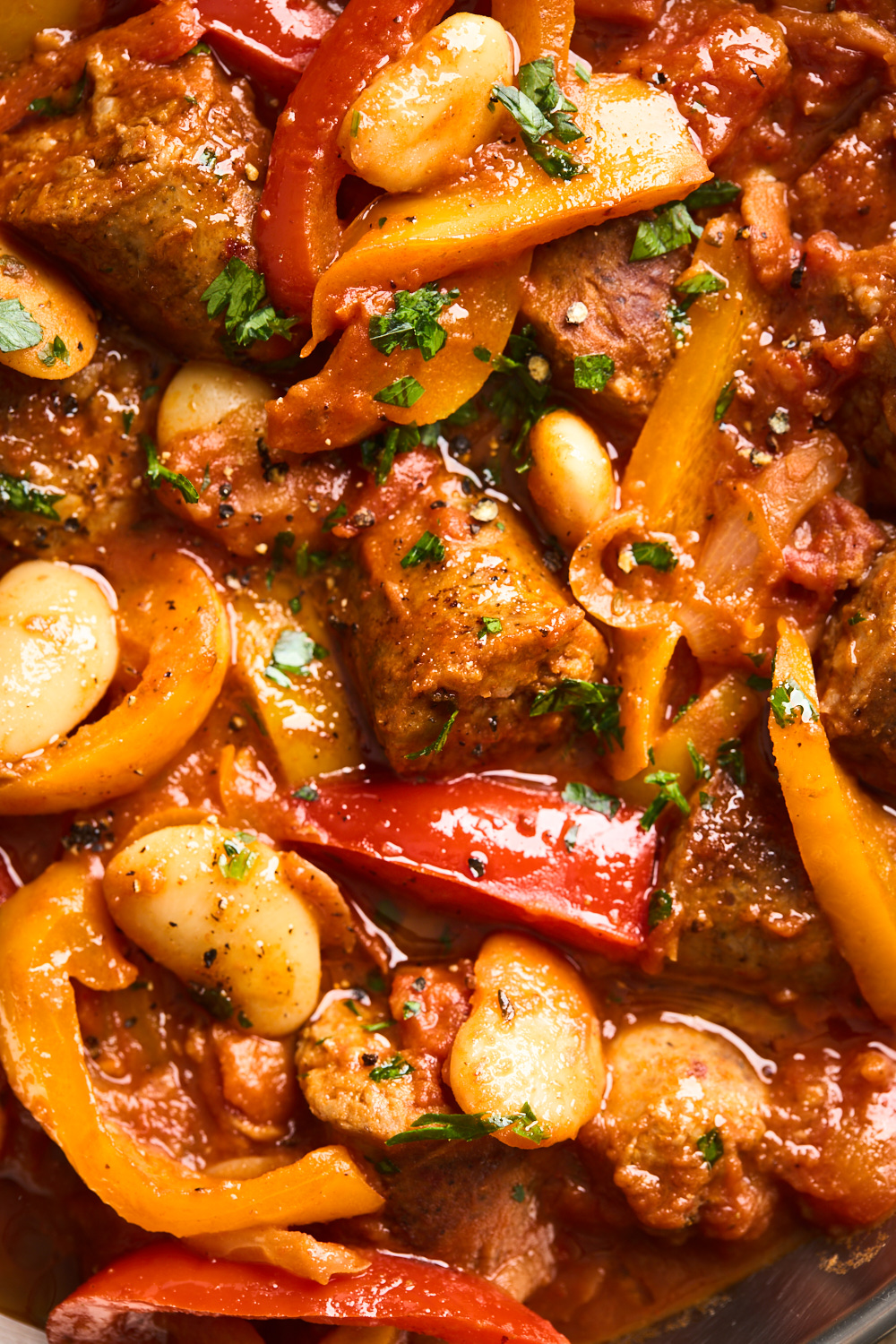 Italian Sausage and Pepper White Bean Stew