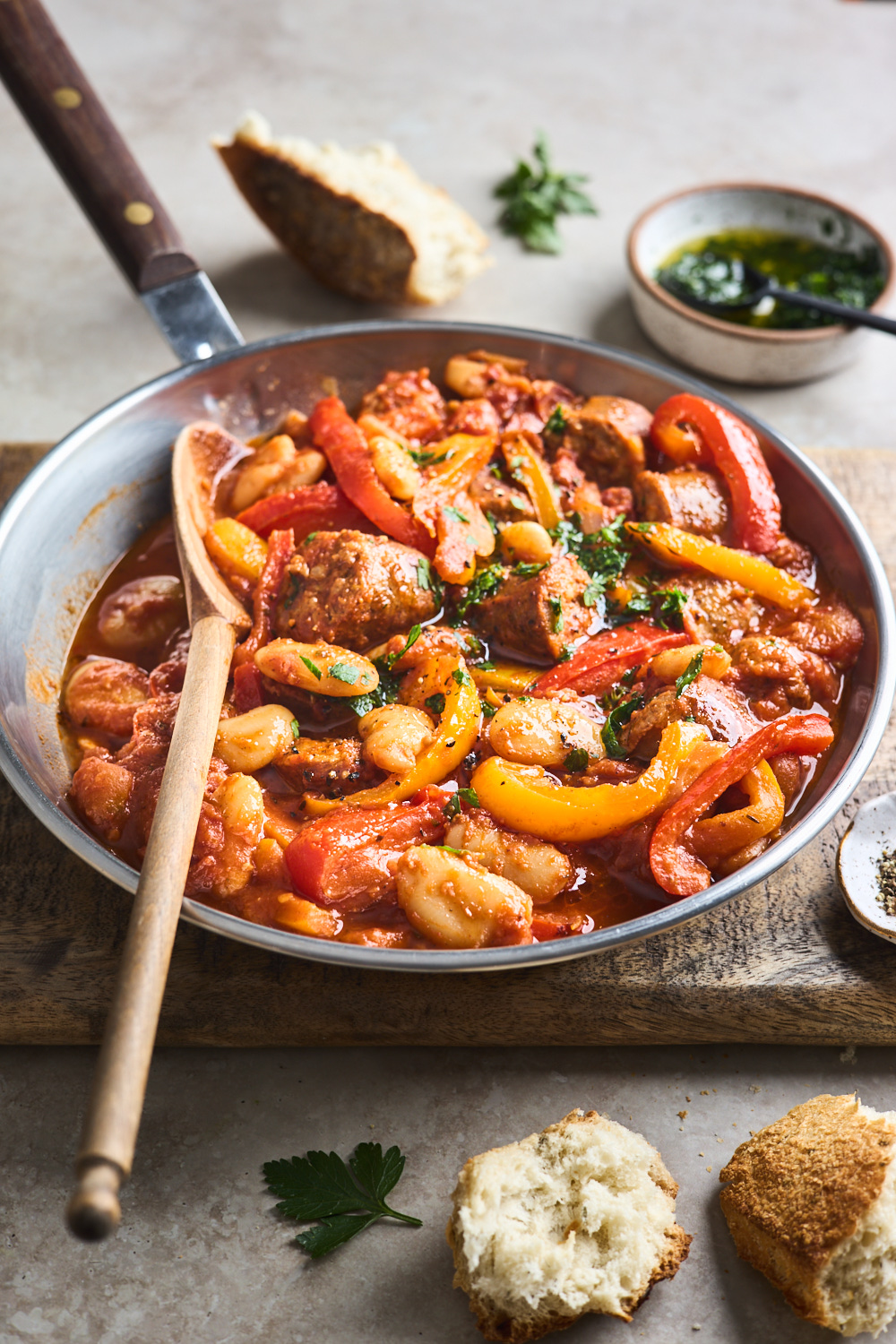 Italian Sausage and Pepper White Bean Stew