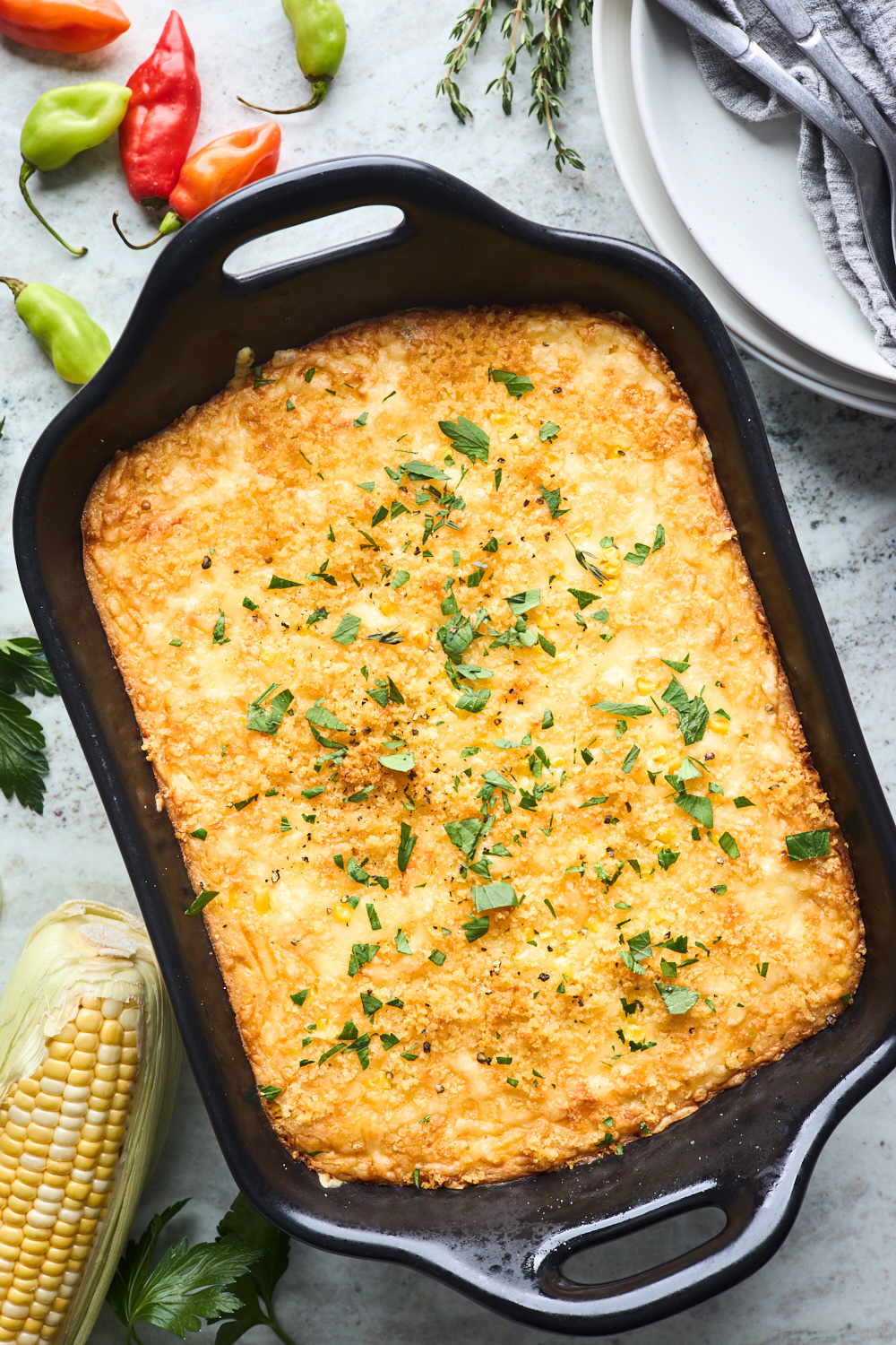 Caribbean Corn Pie