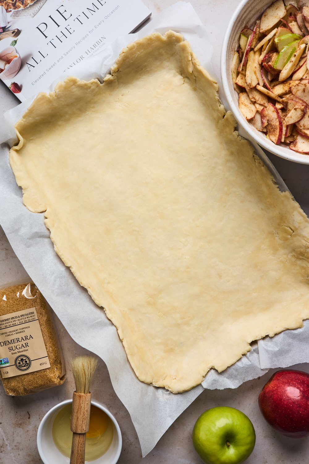 Apple Cheddar Galette