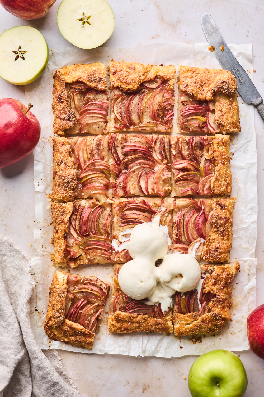 Apple Cheddar Galette