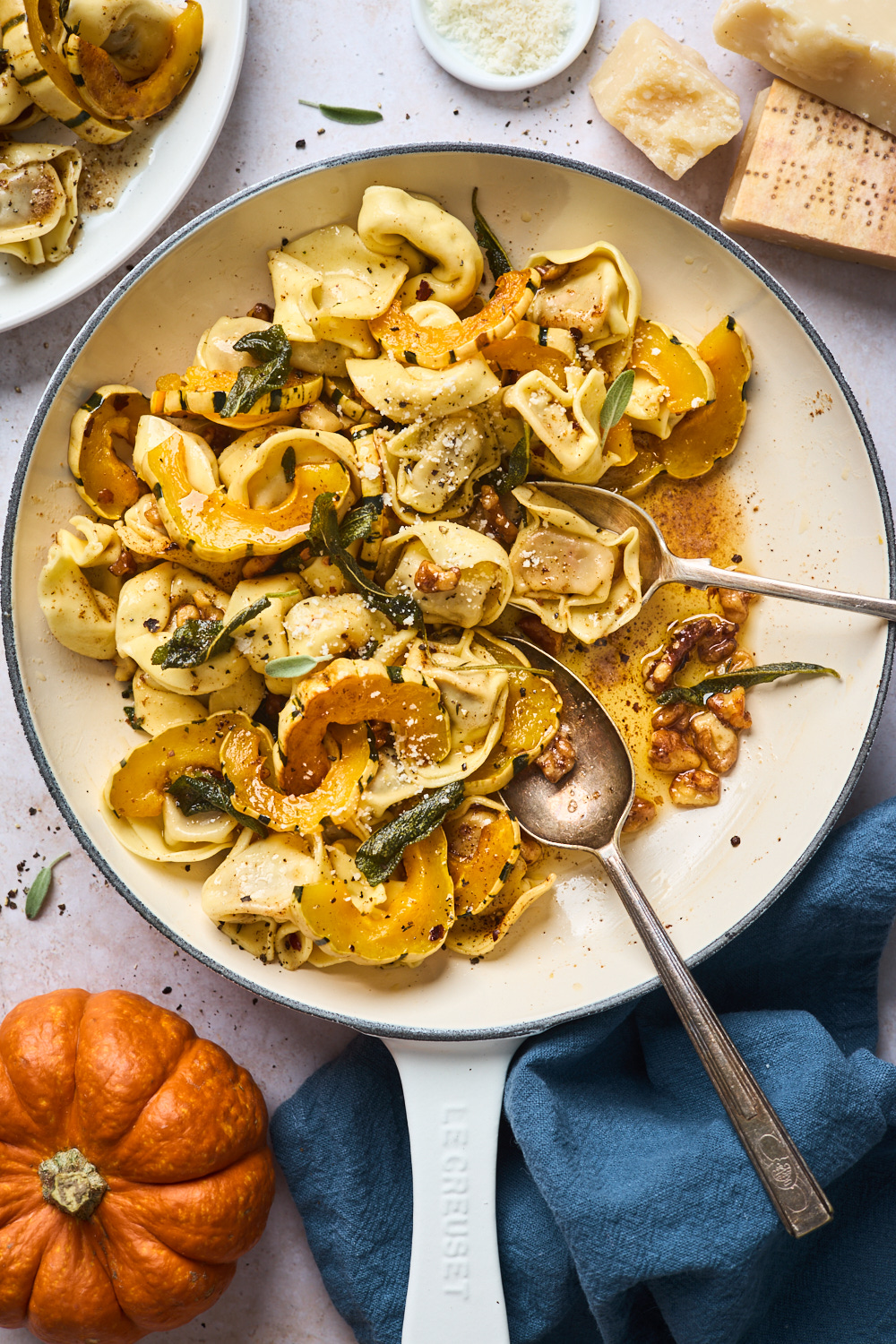 Brown Butter Tortellini With Roasted Squash