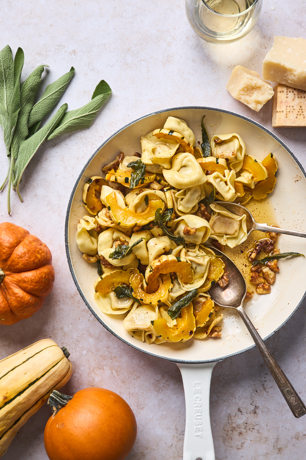 Brown Butter Tortellini With Roasted Squash