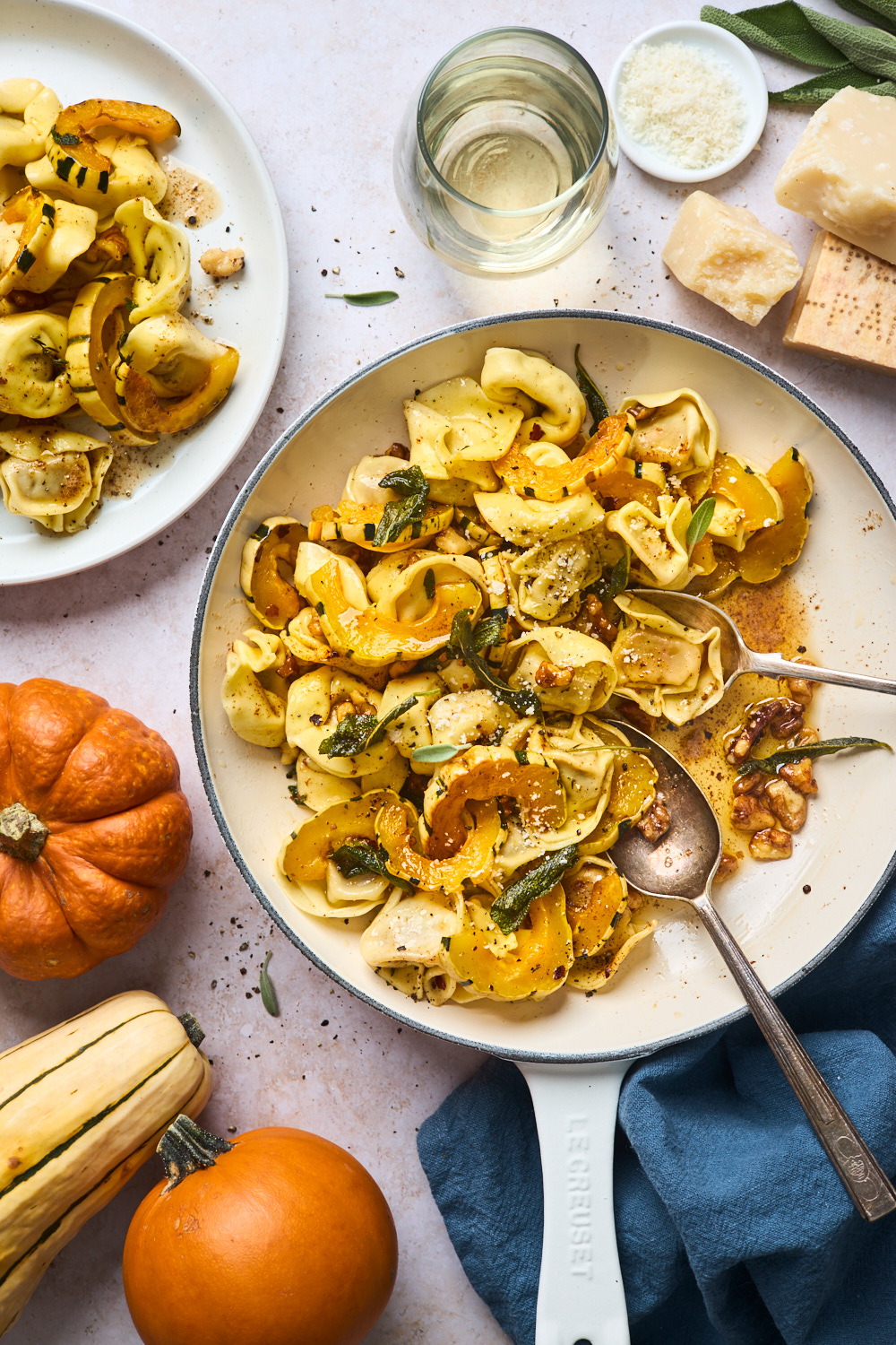 Brown Butter Tortellini With Roasted Squash