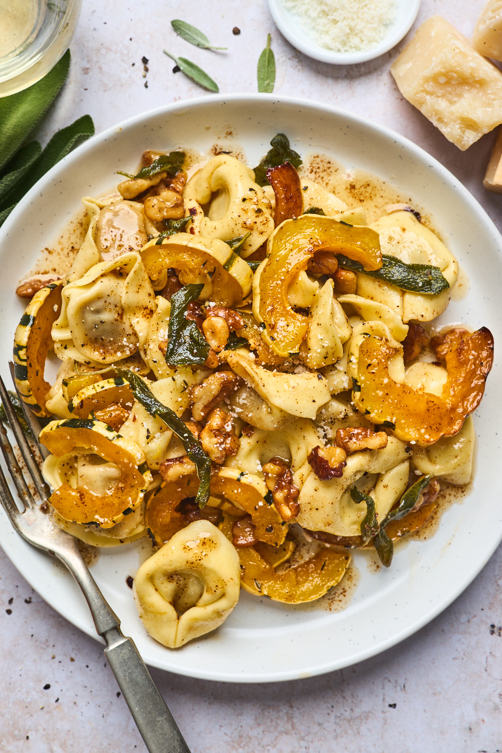 Brown Butter Tortellini With Roasted Squash