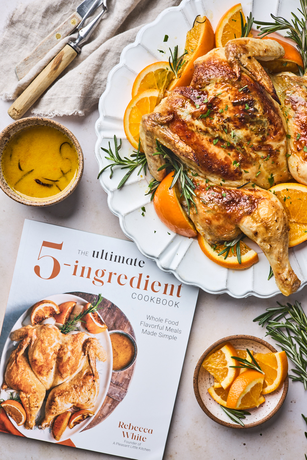 Rosemary Orange Spatchcock Chicken