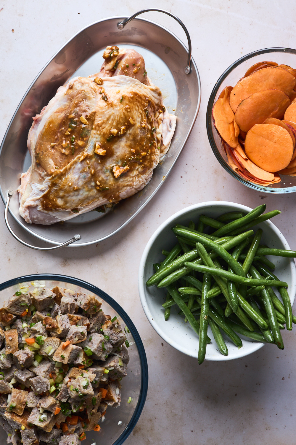 Asian Style Sheet Pan Turkey Dinner