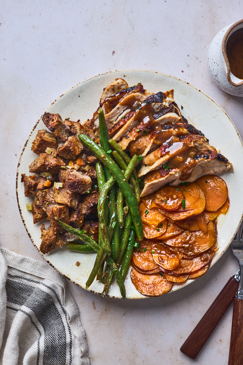 Asian Style Sheet Pan Turkey Dinner