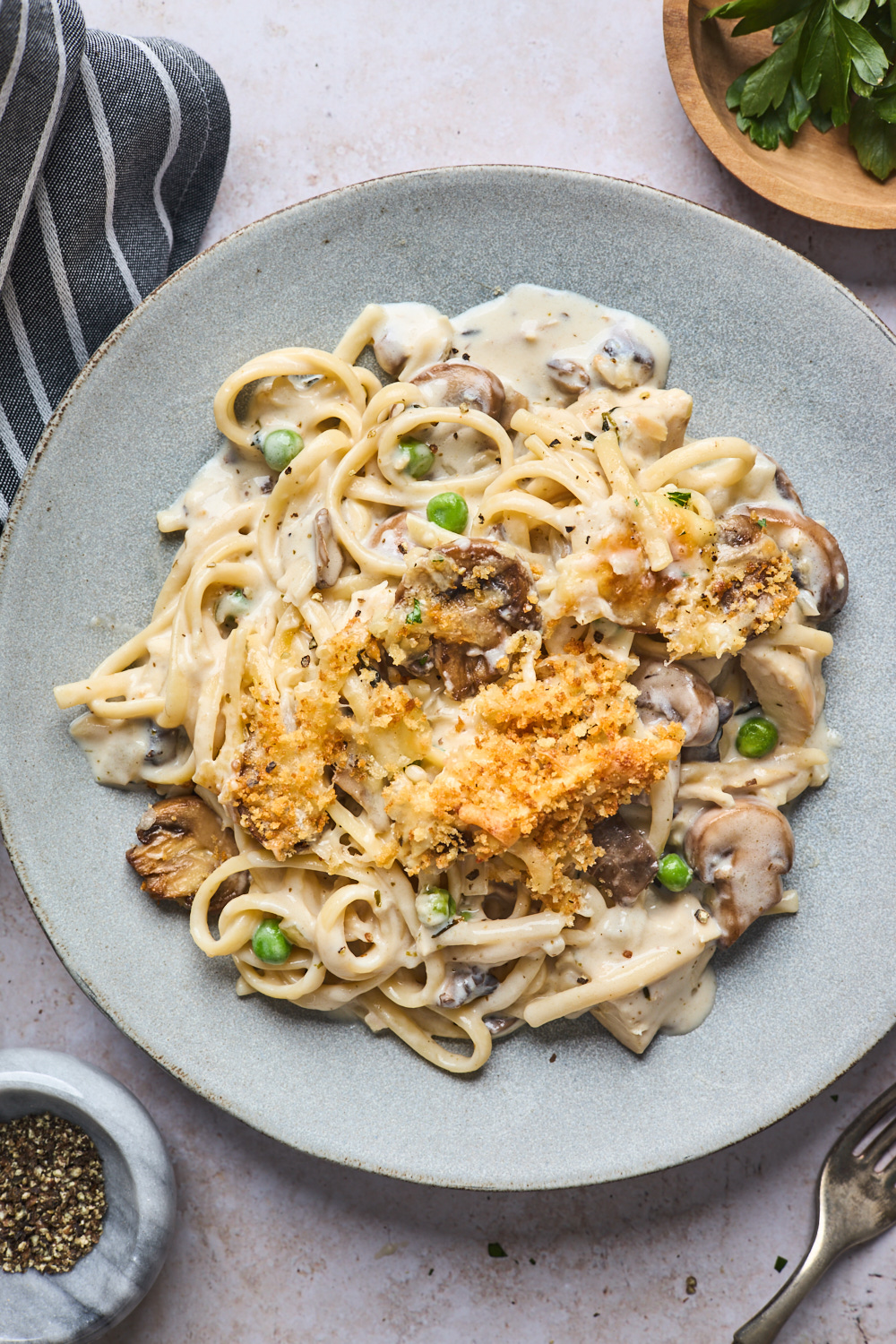 Creamy Chicken Tetrazzini