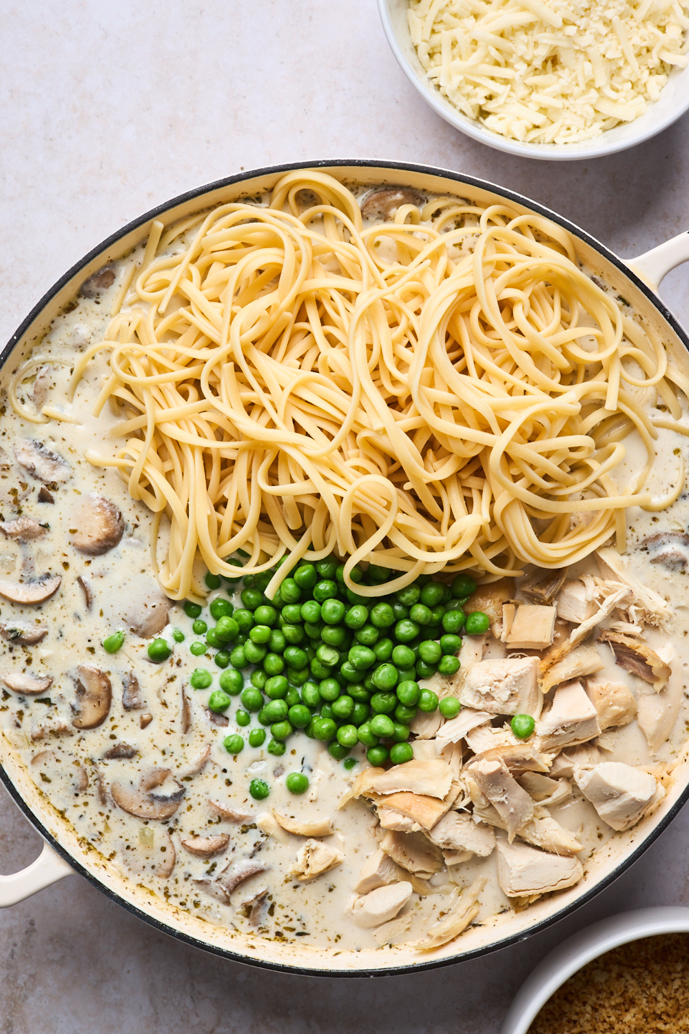 Creamy Chicken Tetrazzini