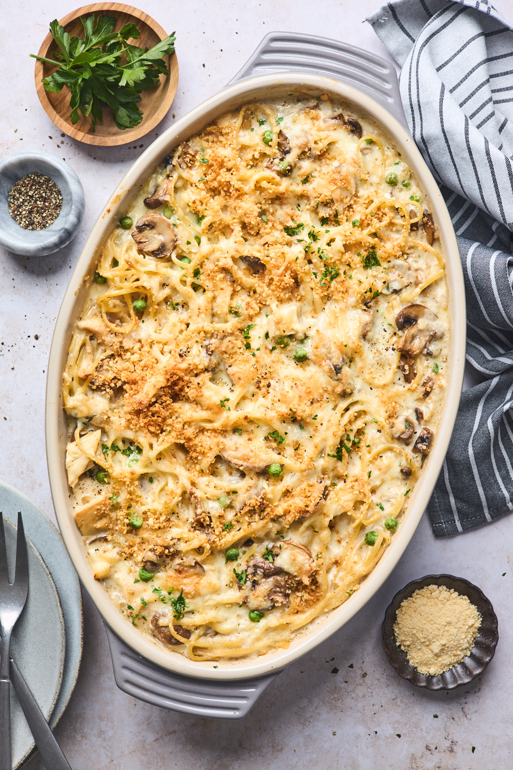 Creamy Chicken Tetrazzini