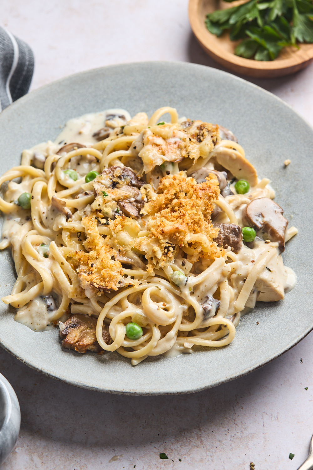 Creamy Chicken Tetrazzini