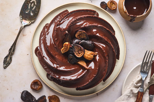 Chocolate Fig Spice Cake