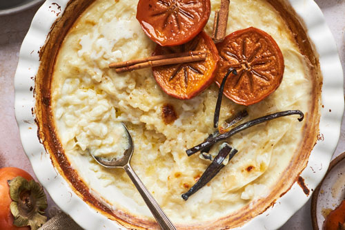 Creamy Baked Rice Pudding
