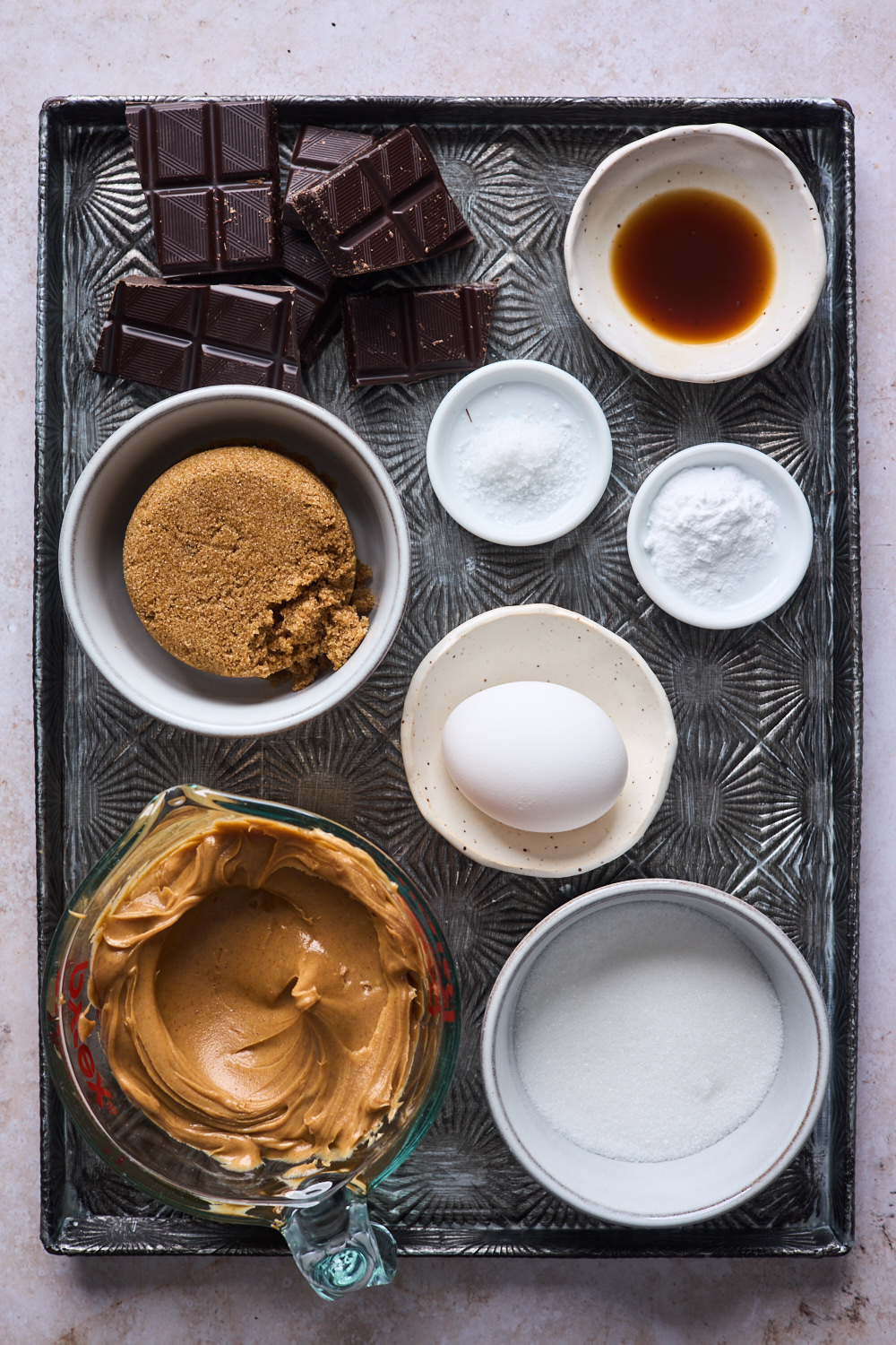 Flourless Chocolate Dipped Salted Peanut Butter Cookies